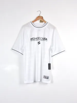 Dc Shoes - Super Tour Mesh Jersey Tee Shirt - White