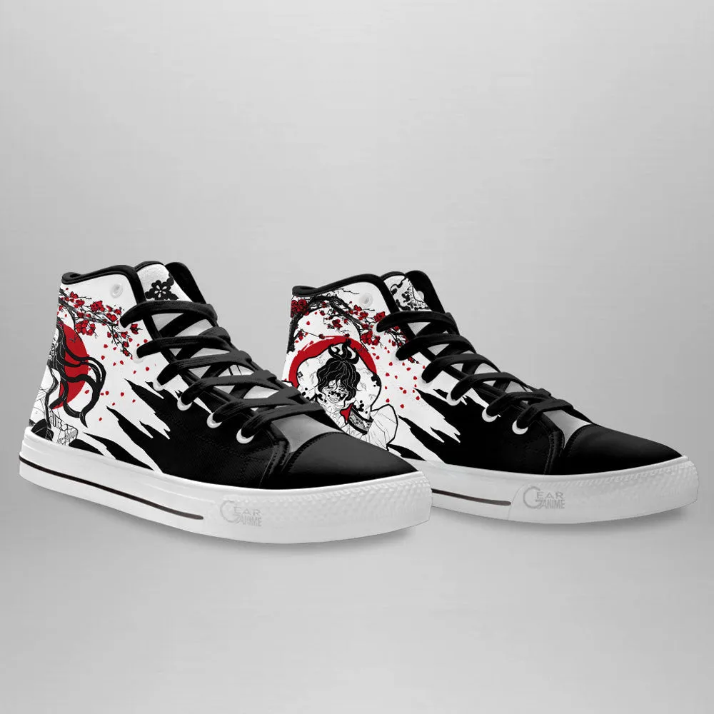 Demon Slayer Shoes Gyutaro and Daki High Top Shoes