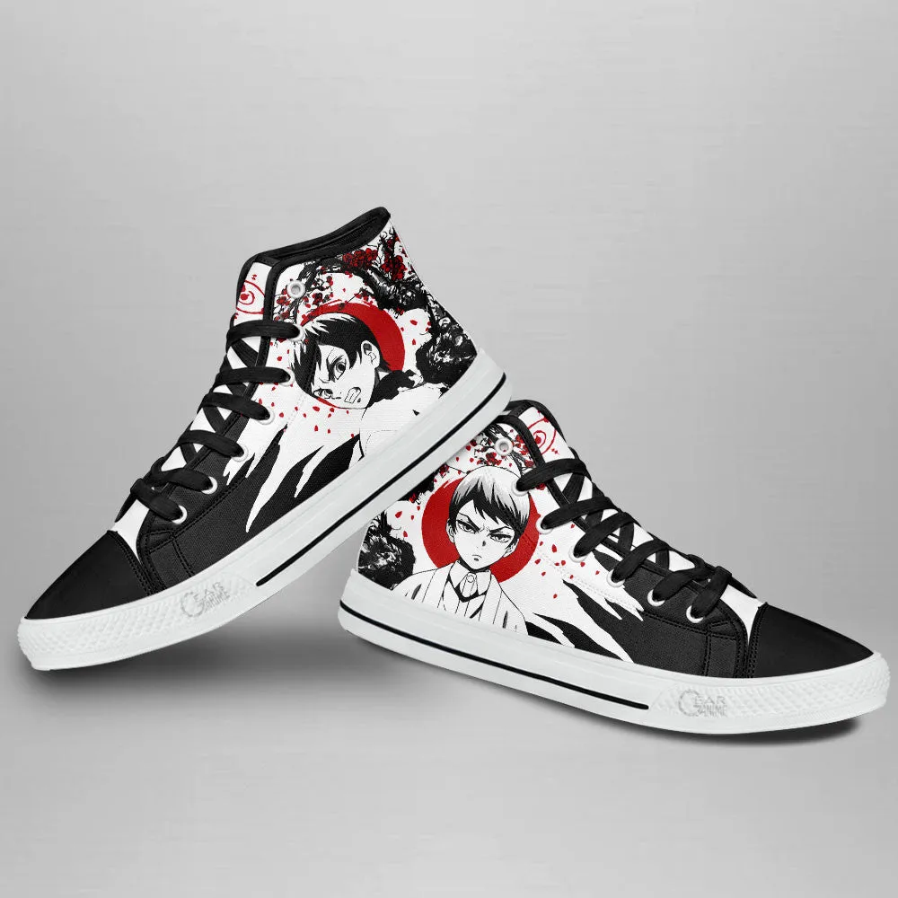 Demon Slayer Shoes Yushiro High Top Shoes
