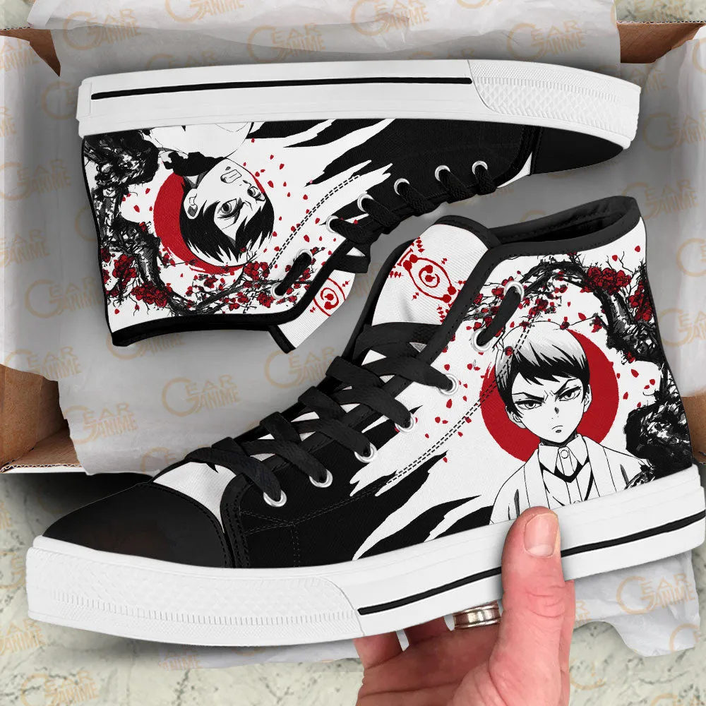 Demon Slayer Shoes Yushiro High Top Shoes