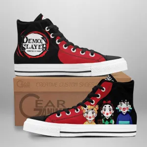 Demon Slayer Shoes Zenko Sumiko Inoko High Top Shoes Funny Shoes NTT151