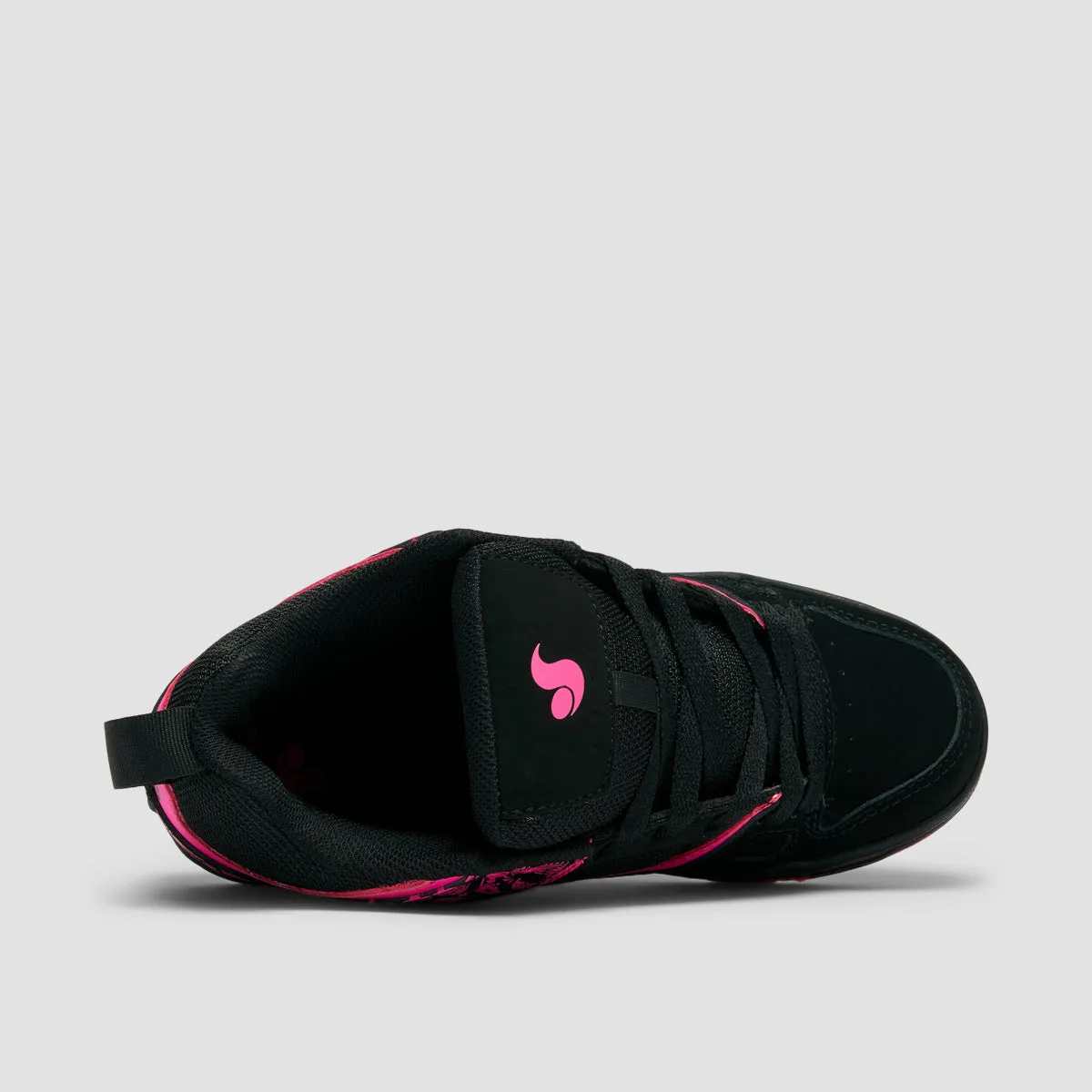 DVS Gambol Shoes - Black/Pink/Black Nubuck - Womens