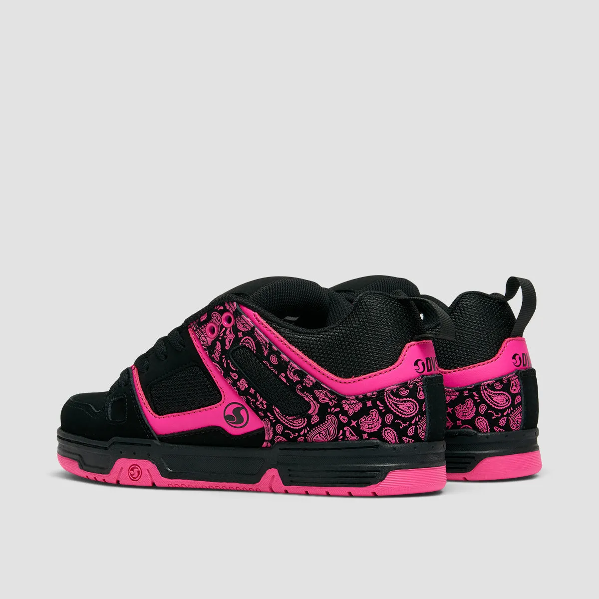 DVS Gambol Shoes - Black/Pink/Black Nubuck - Womens