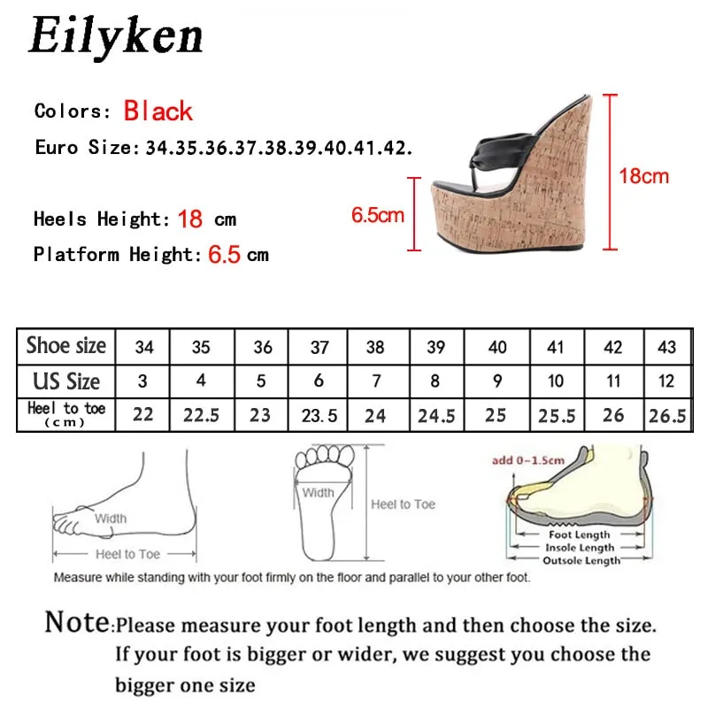 Eilyken High Heels Platform Wedges