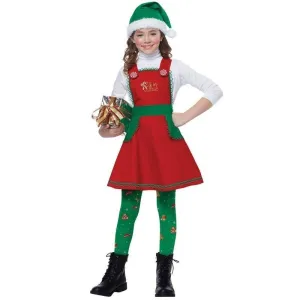 Elf In Charge Girl's Costume