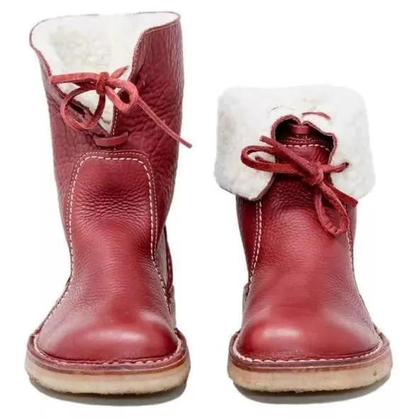 Elodie Women's Foldable Leather Boots
