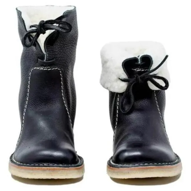 Elodie Women's Foldable Leather Boots