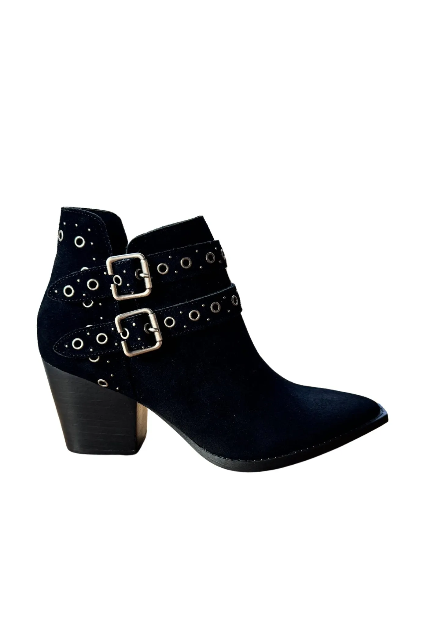 Elsa Leather Ankle Boot in Black