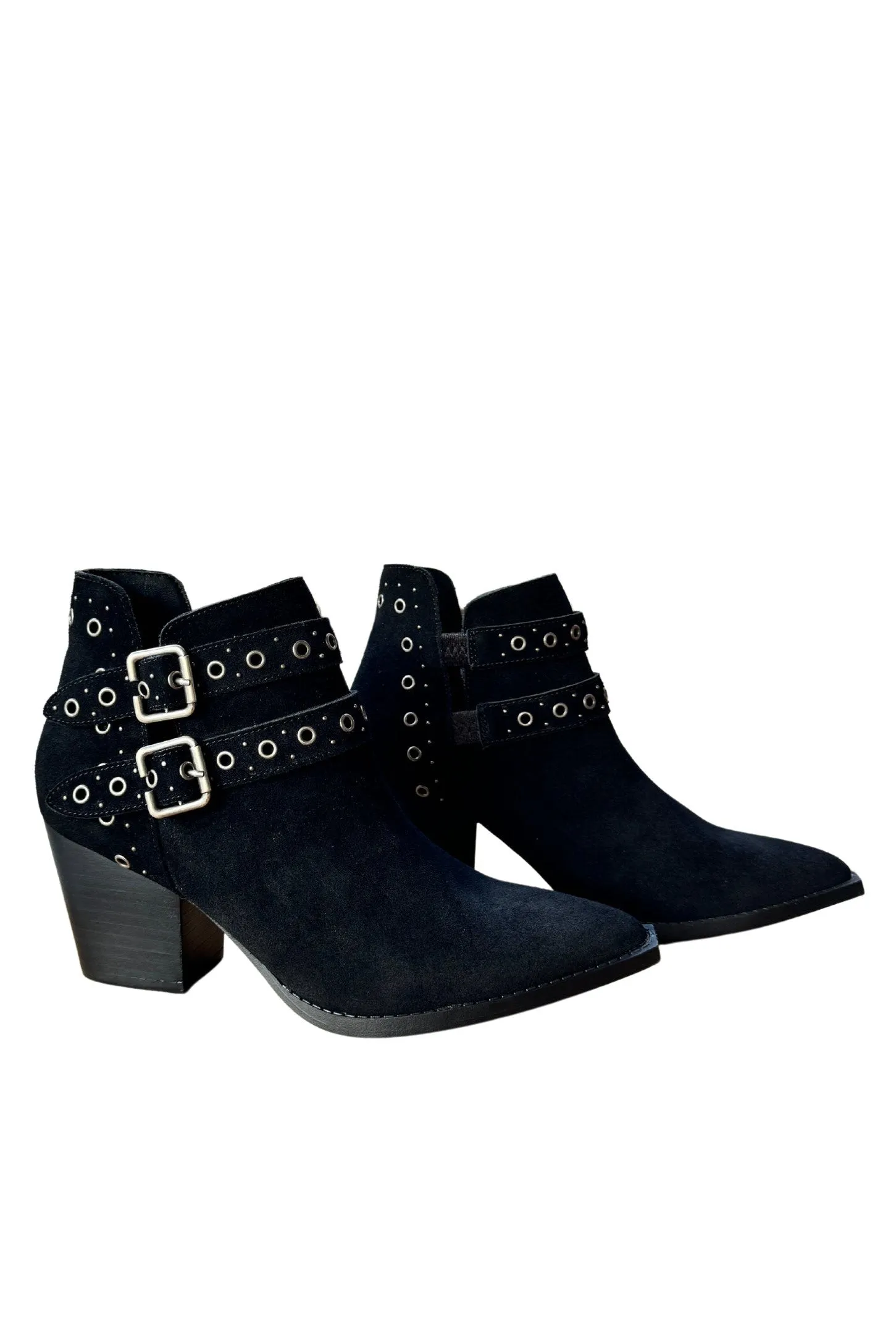 Elsa Leather Ankle Boot in Black