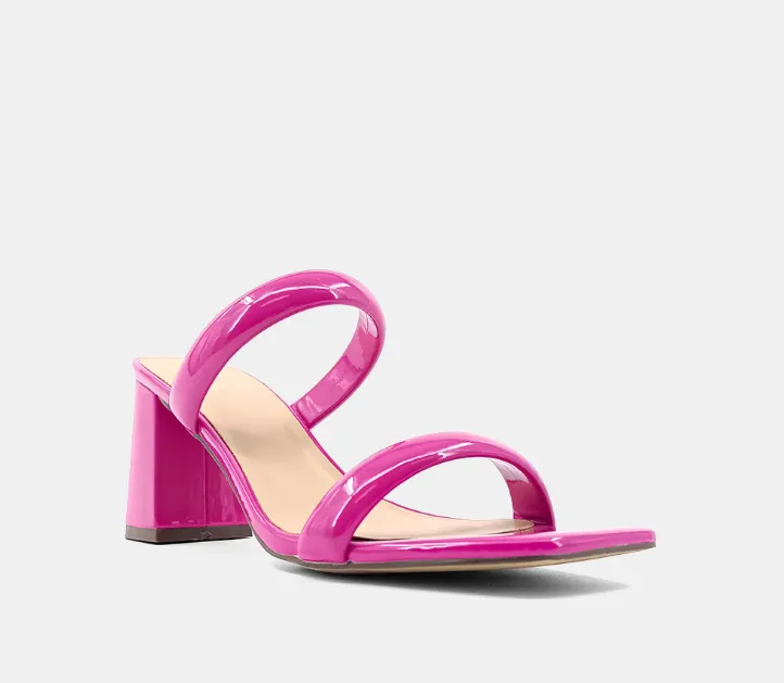 Farah Magenta Patent Heel