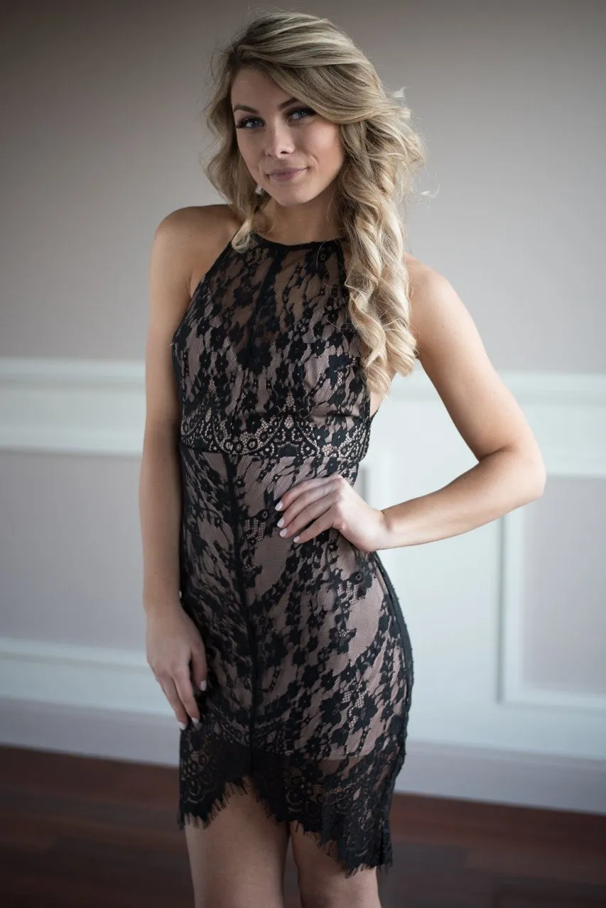 Feeling Luscious Black Dress