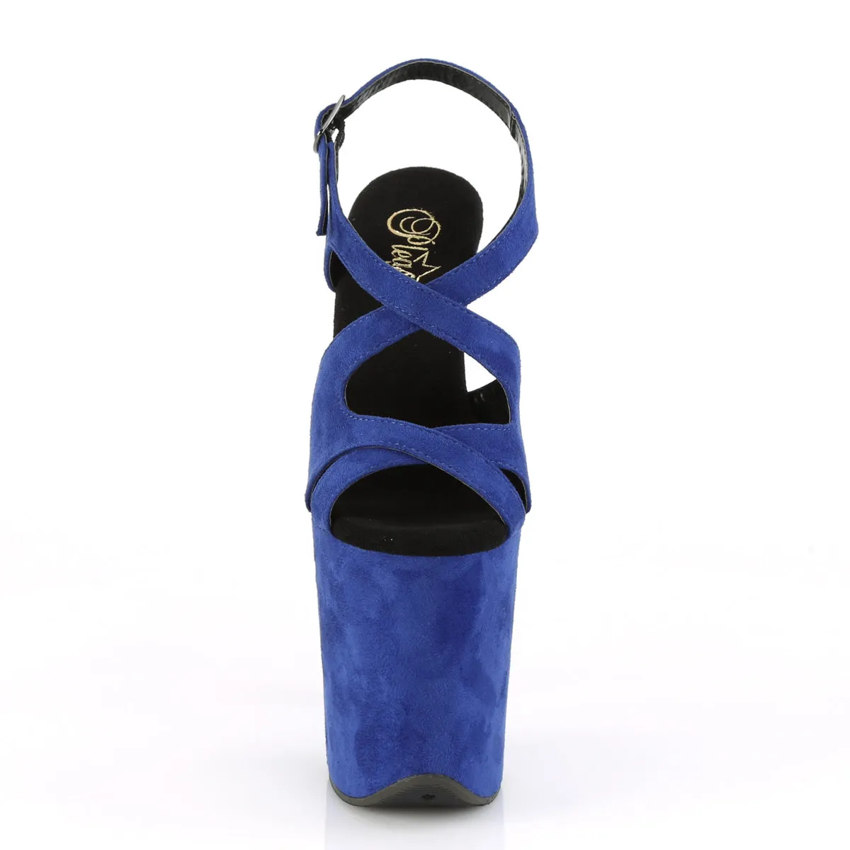 FLAMINGO-831FS  Royal Blue Faux Suede/Royal Blue Faux Su