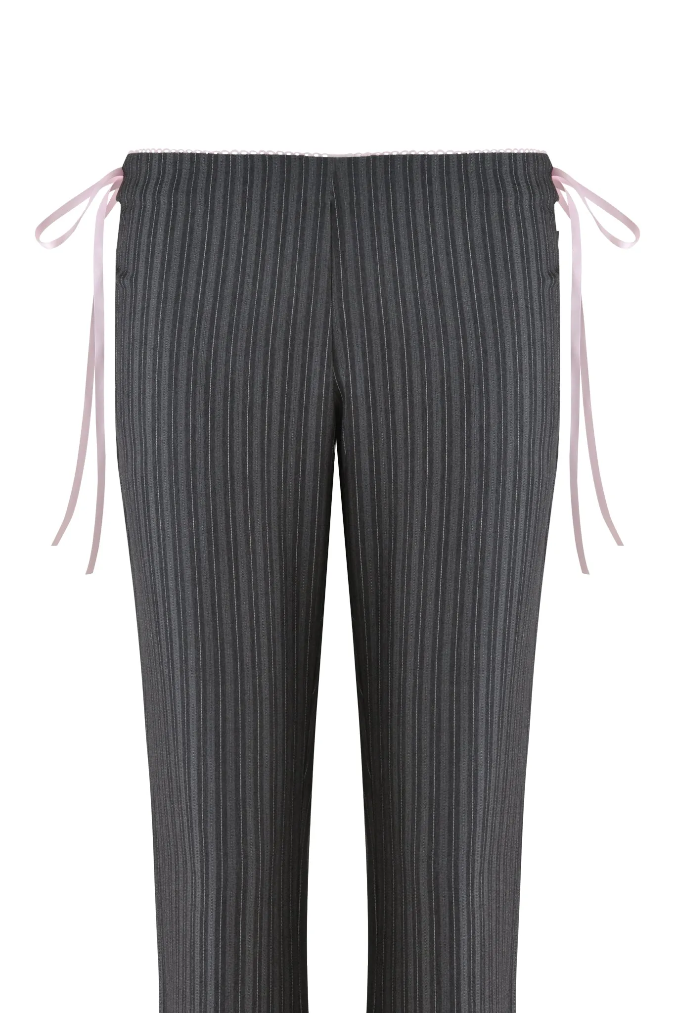 FLORIAN PANT - GREY : GREY PINSTRIPE