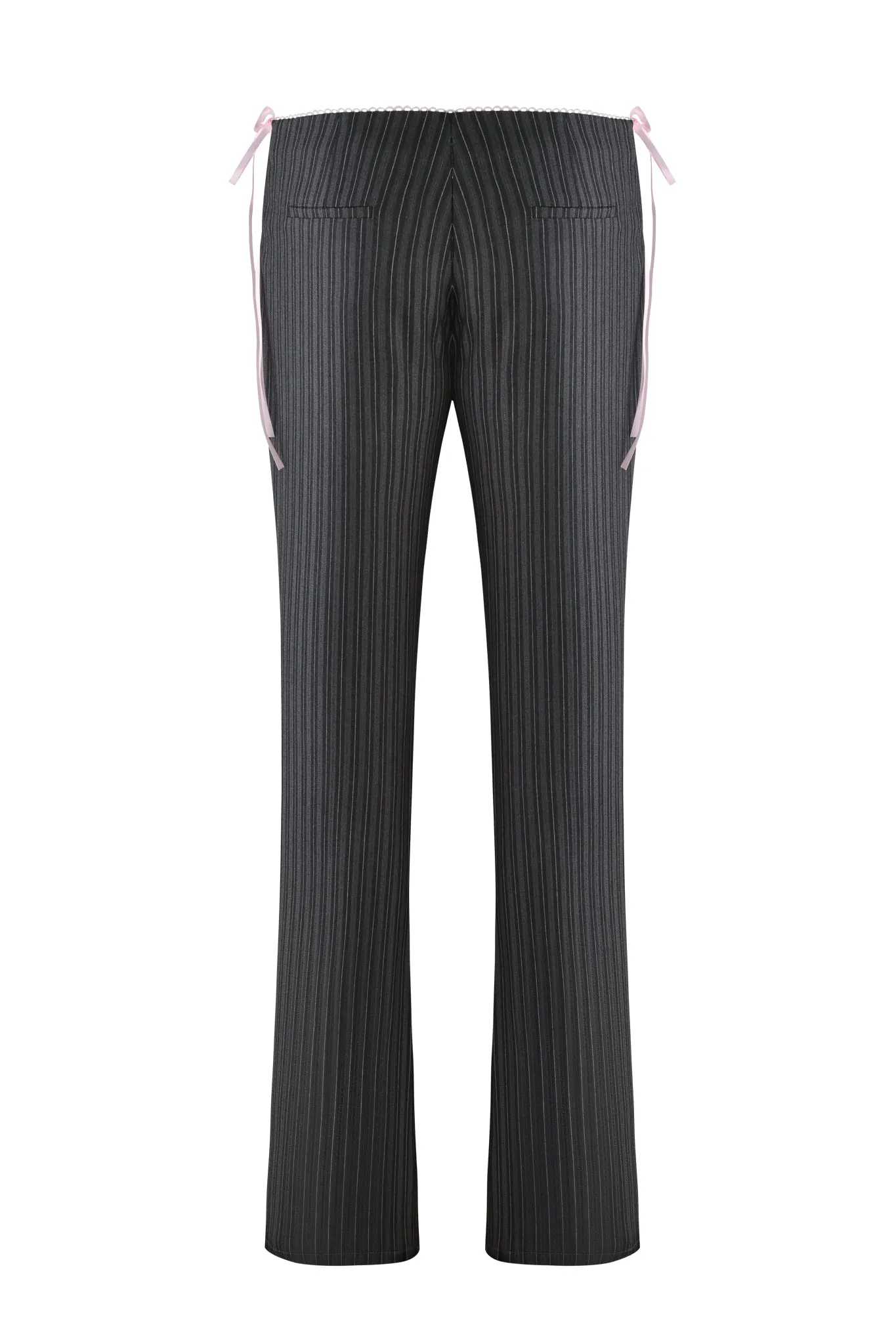 FLORIAN PANT - GREY : GREY PINSTRIPE