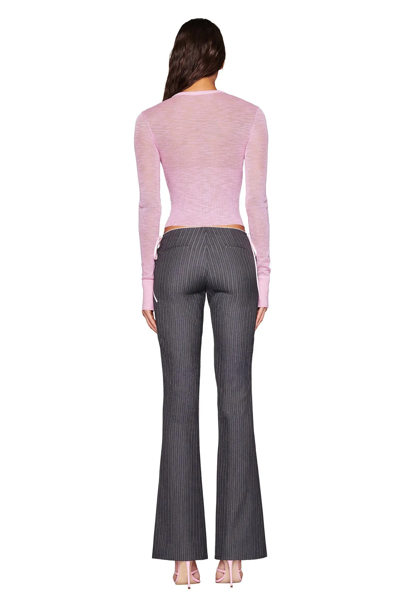 FLORIAN PANT - GREY : GREY PINSTRIPE