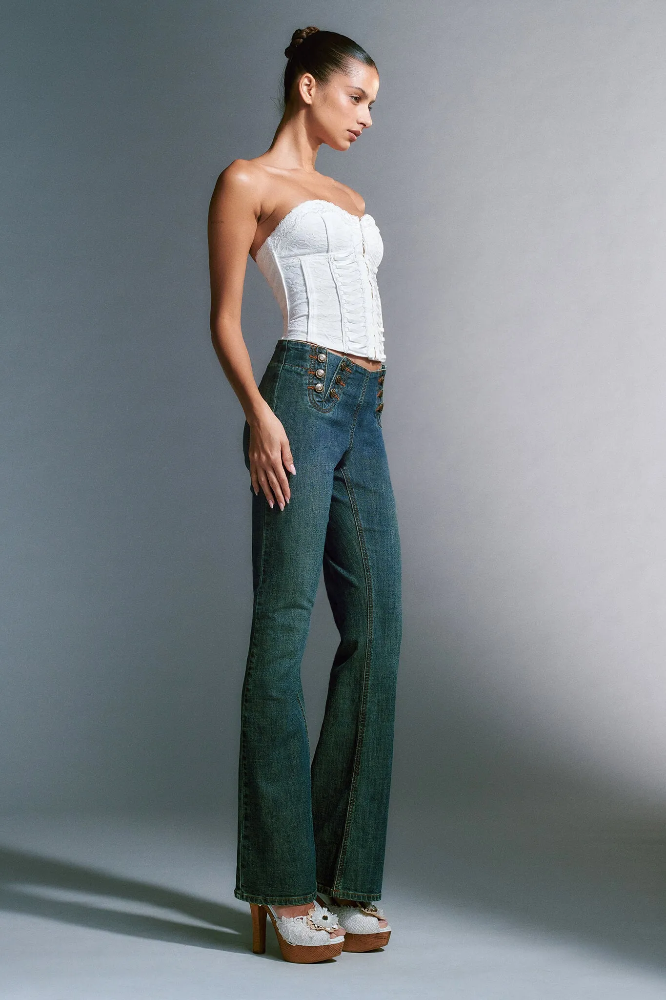 FLYNN JEAN - BLUE : DENIM BLUE