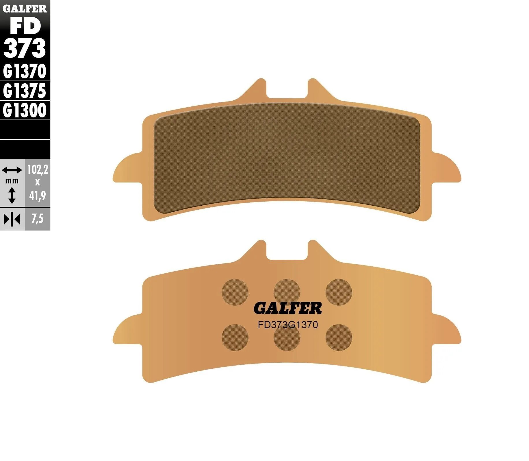 GALFER FD373G1370 HH Sintered Brake Pads