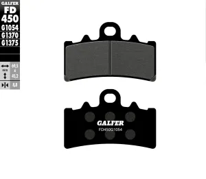 GALFER FD450G1054 Semi-Metallic Brake Pads