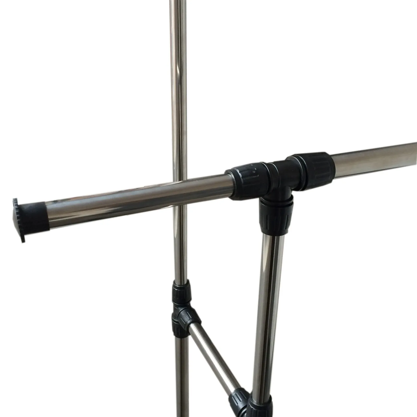 Generic QY-US4-16Jun6-5683689 PORTABLE CLOTHES HEAVY DUTY RAIL ADJUSTABLE DOUBLE DOUBLE HEAVY IL ADJU GARMENT RACK NT RACK HANGER ROLLING LING GARMENT RACK
