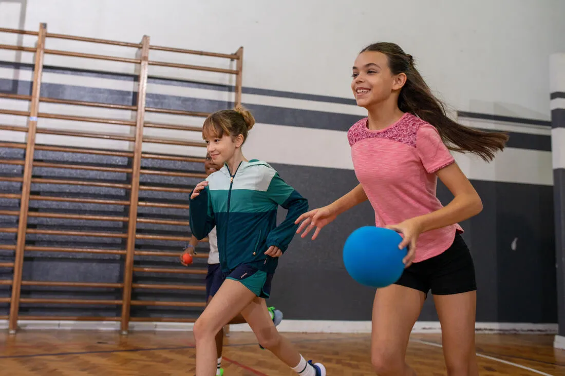 Girls' Multisport Short Cotton Shorts