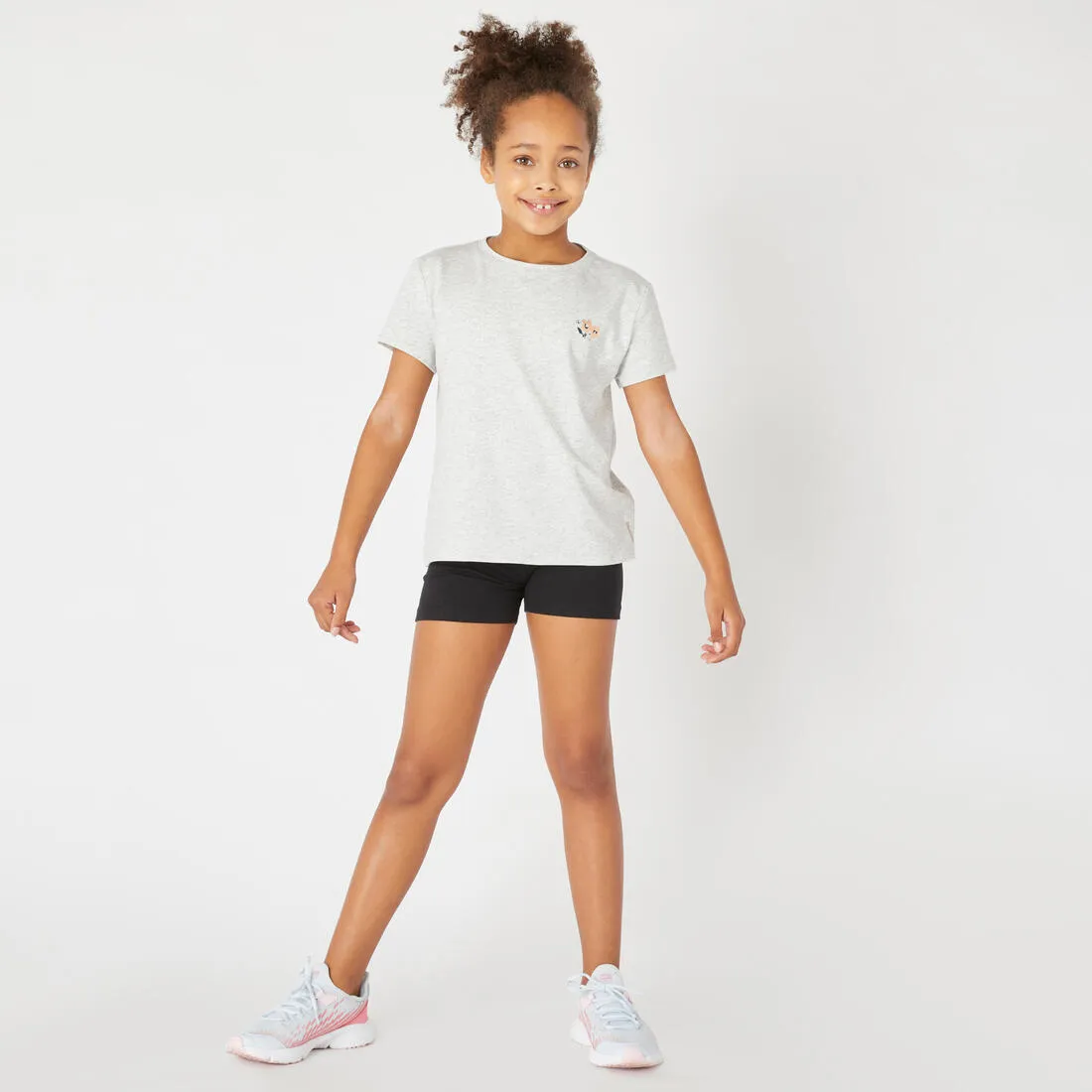 Girls' Multisport Short Cotton Shorts