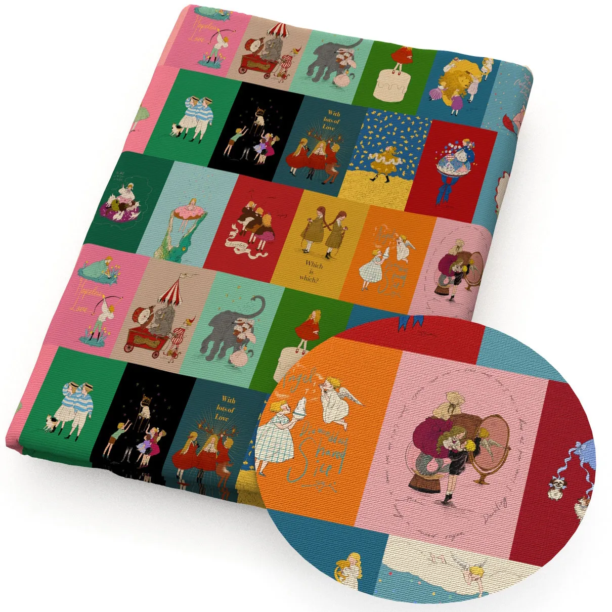 Girls Theme Printed Fabrics
