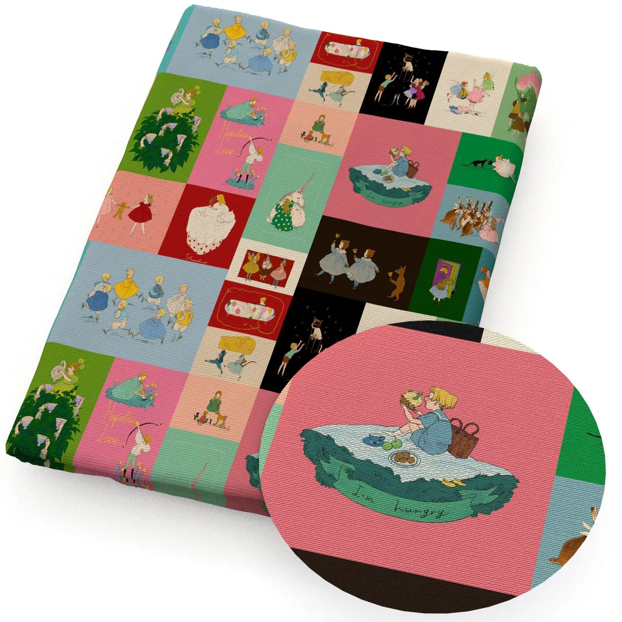 Girls Theme Printed Fabrics