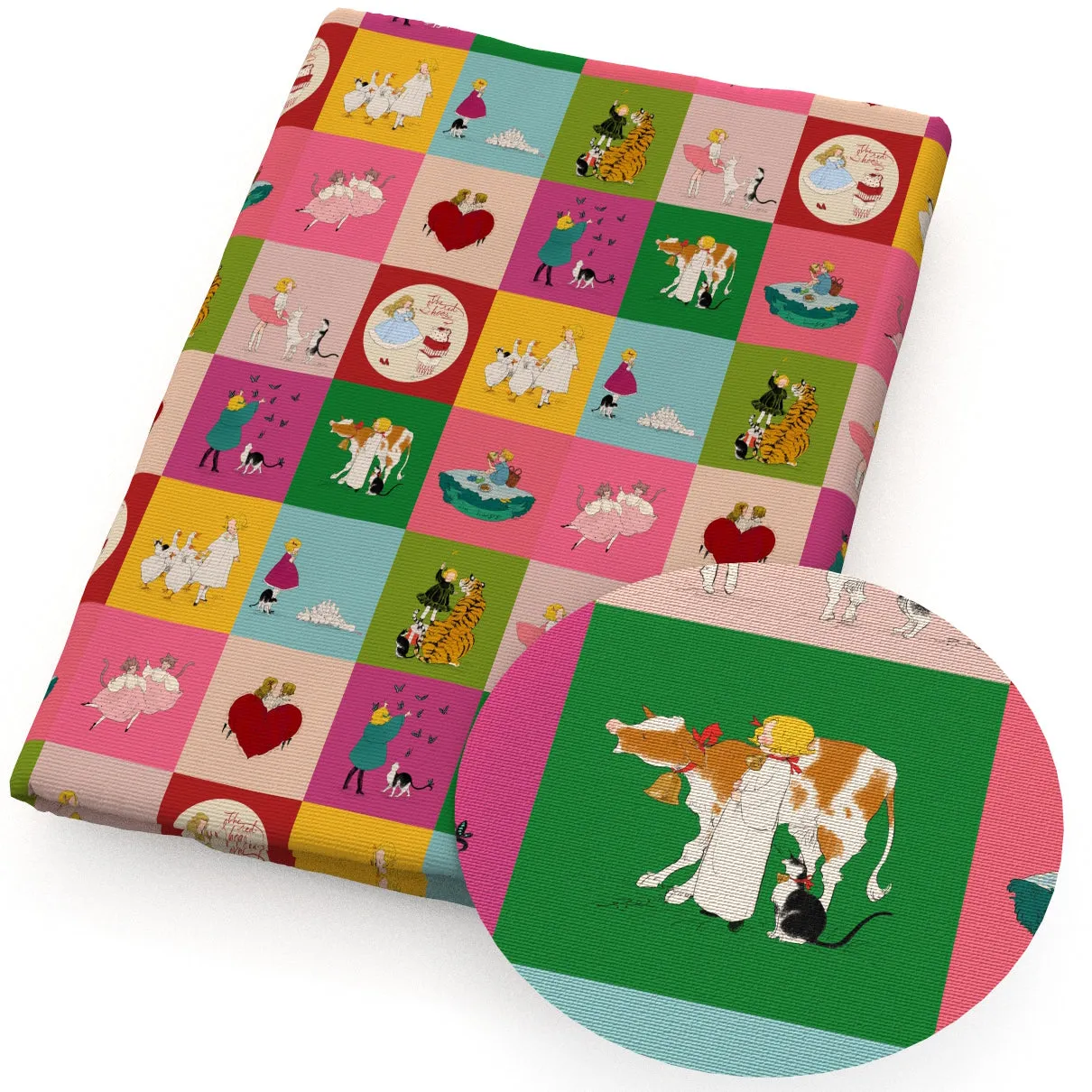 Girls Theme Printed Fabrics