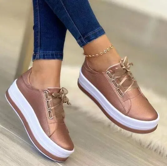 GS Sneakers | Trendy comfortabele damesschoenen met veters