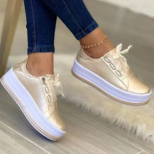 GS Sneakers | Trendy comfortabele damesschoenen met veters