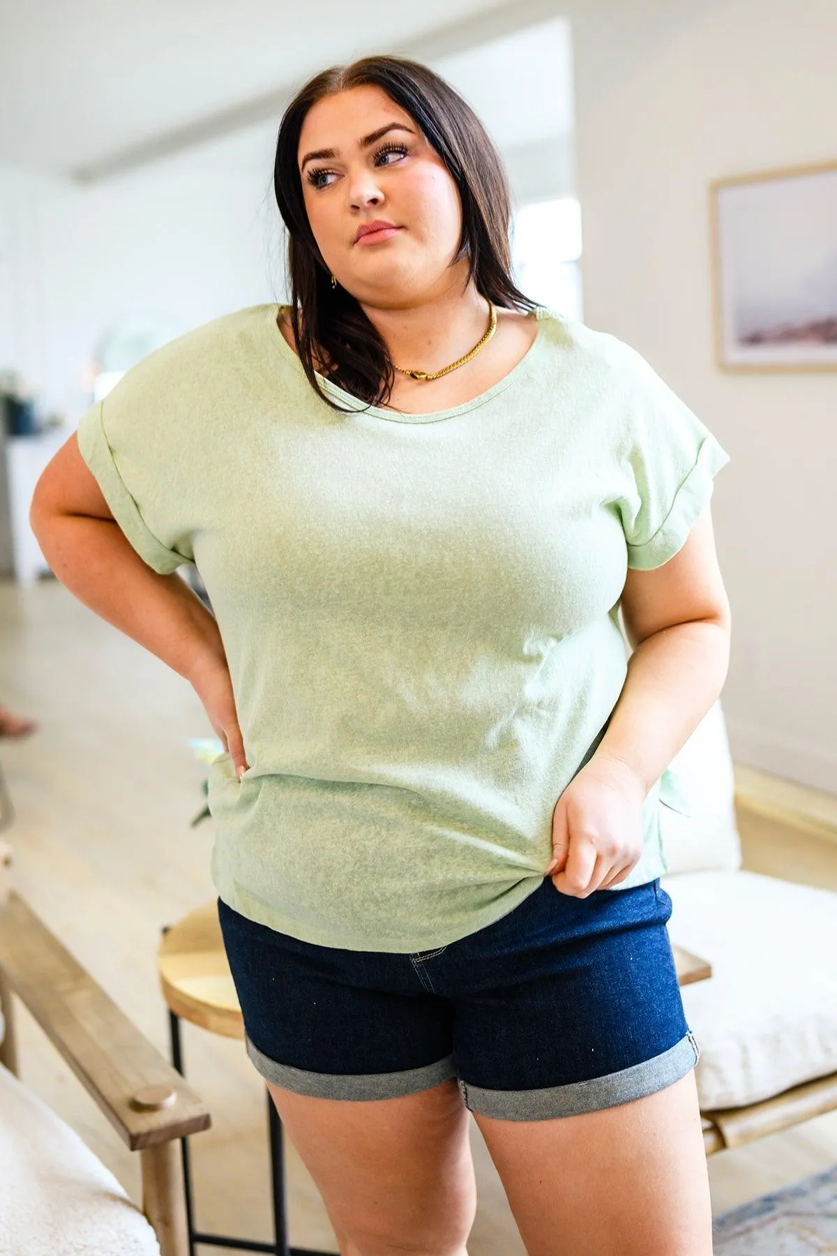 Hazel Blues® | Found Favorite Lace Detail Top
