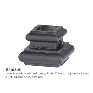 HF 16.3.25 Level Base Shoe With Set Screw