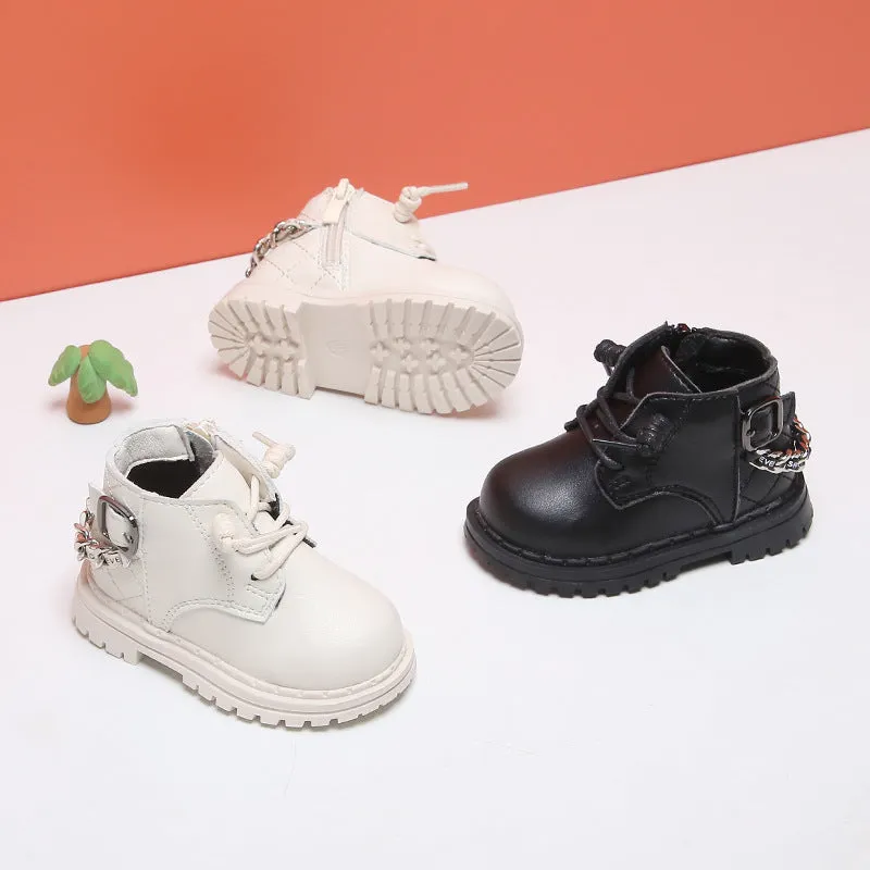 High-Top Baby Girl Shoes
