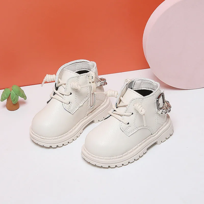 High-Top Baby Girl Shoes
