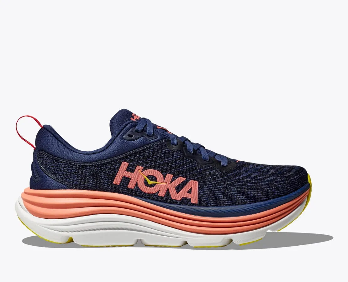Hoka Gaviota 5 Stability All Star Men's & Women's Running Shoe in Anchor/Grapefruit, Limestone/Diva Blue, Airy  Blue/Sunlit Ocean, Harbor Mist/Rose Gold, Evening Sky/Coral & Black/White