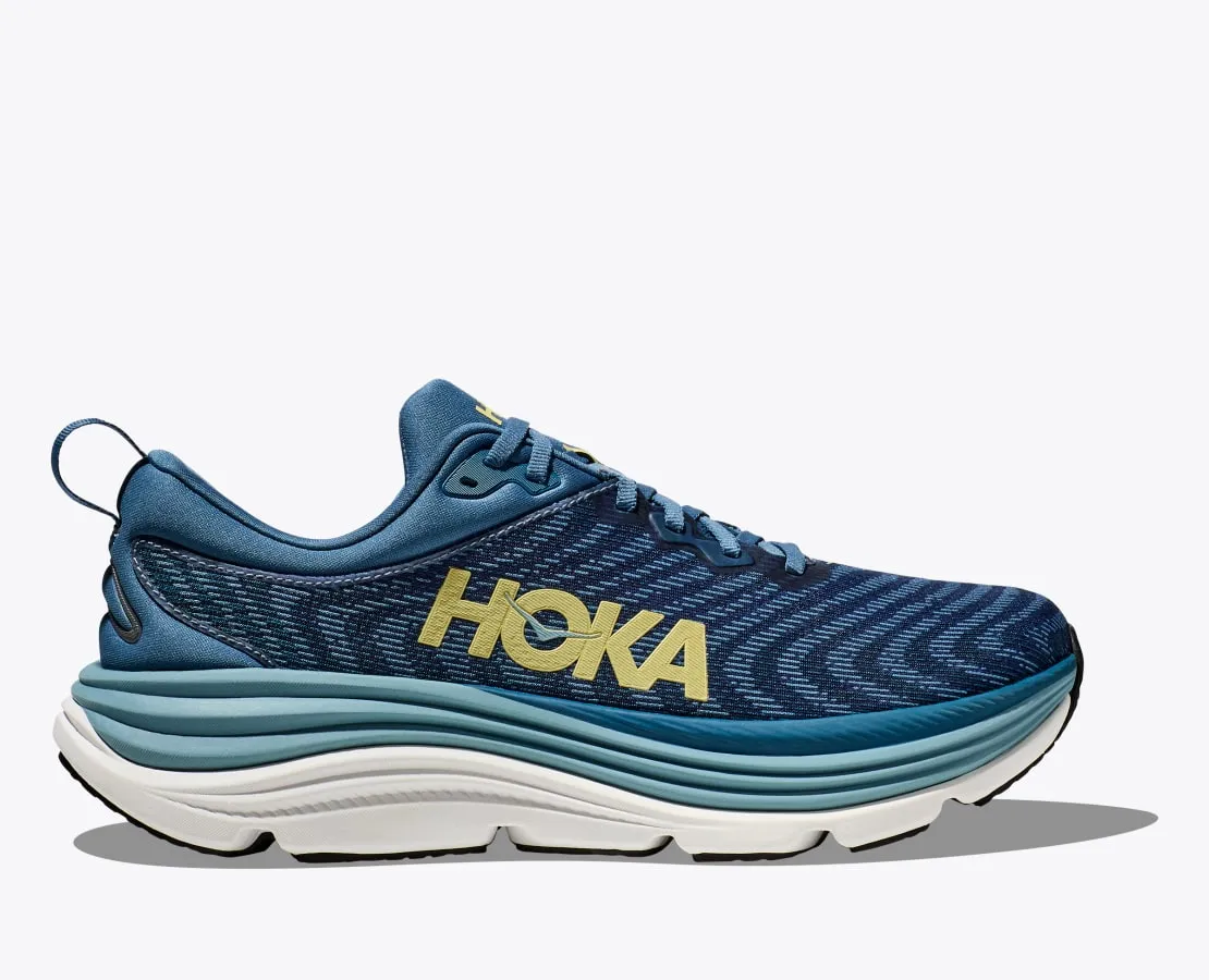 Hoka Gaviota 5 Stability All Star Men's & Women's Running Shoe in Anchor/Grapefruit, Limestone/Diva Blue, Airy  Blue/Sunlit Ocean, Harbor Mist/Rose Gold, Evening Sky/Coral & Black/White