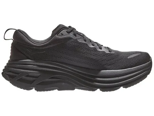 HOKA Men's Bondi 8 Wide - Black/Black