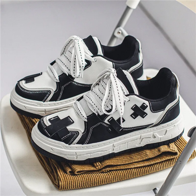 instock- Men's Korean Style Trendy Sneakers Student Sports Shoes