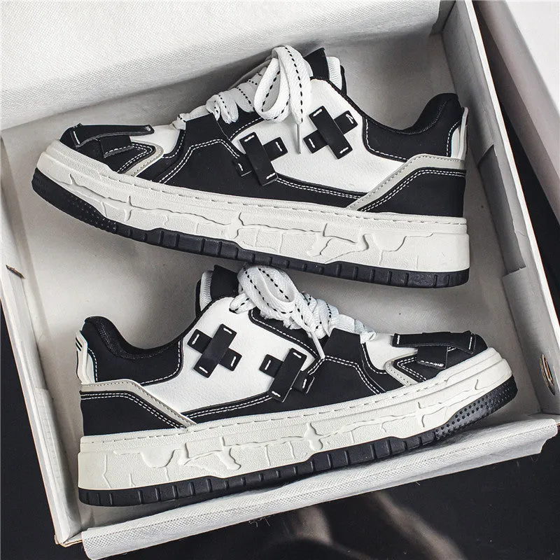 instock- Men's Korean Style Trendy Sneakers Student Sports Shoes