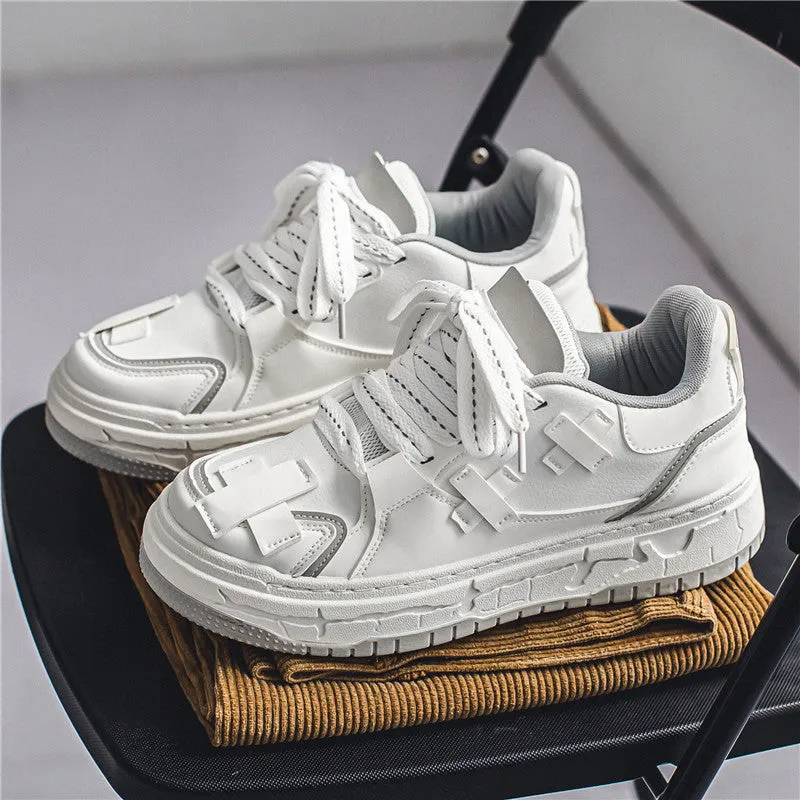 instock- Men's Korean Style Trendy Sneakers Student Sports Shoes