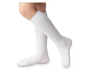 Jefferies Socks Classic White Nylon Knee High Socks 1 Pair