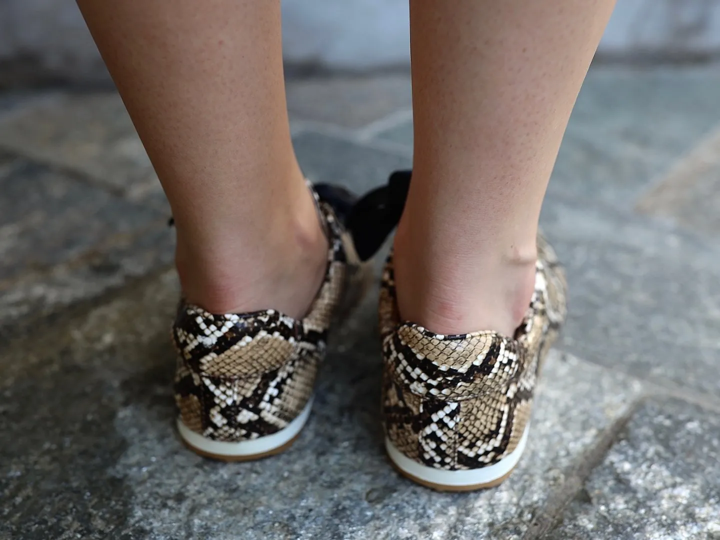 Jeffrey Campbell: Winged in Beige & Black Snake