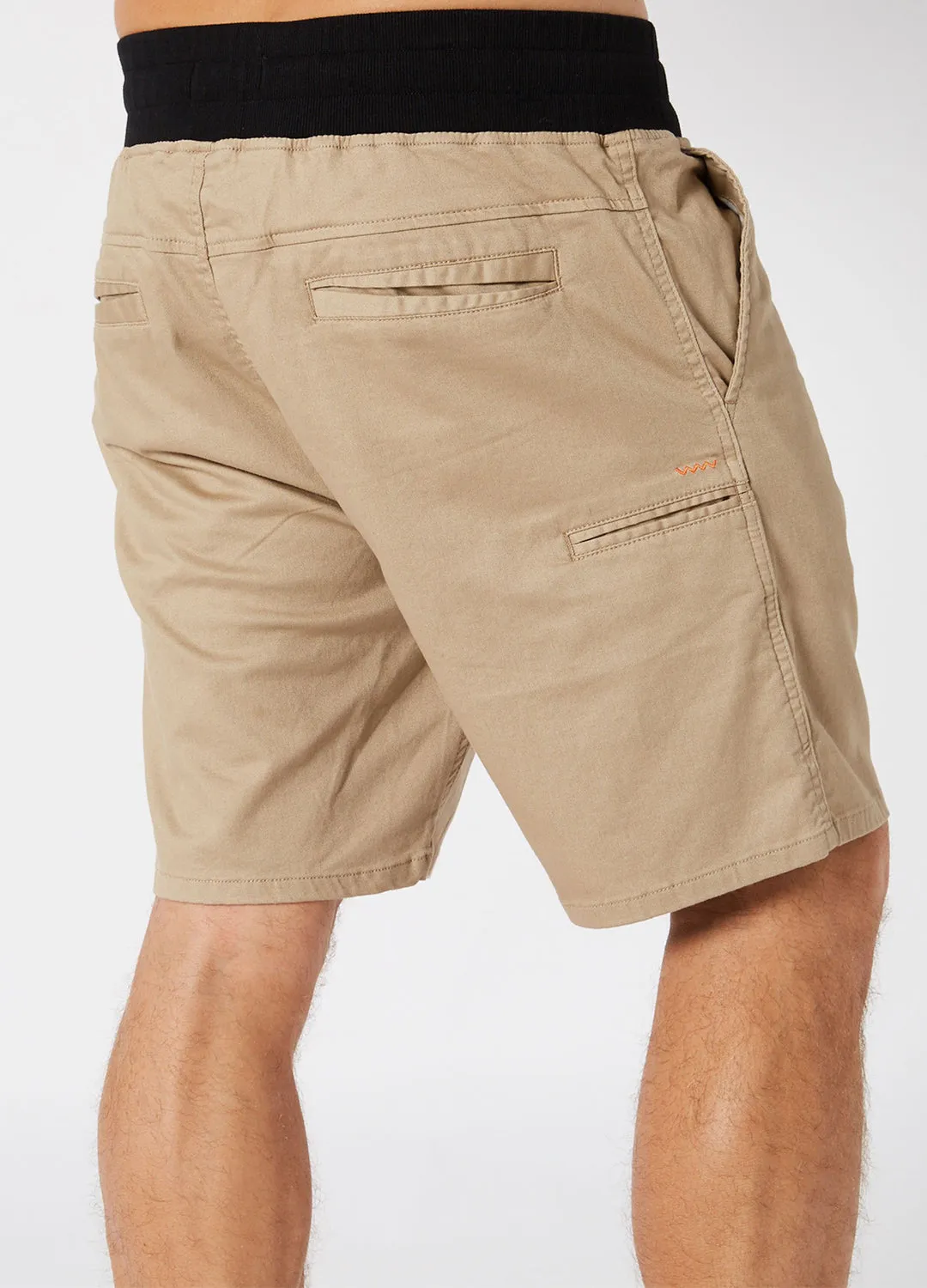 Jetpilot Stretched Out Mens Walkshort - Khaki