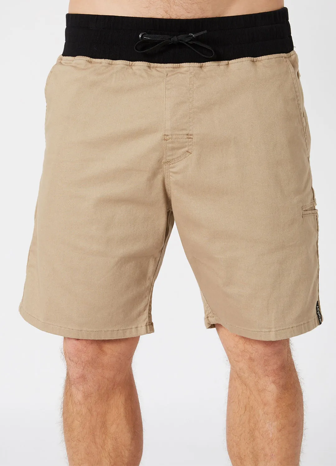 Jetpilot Stretched Out Mens Walkshort - Khaki