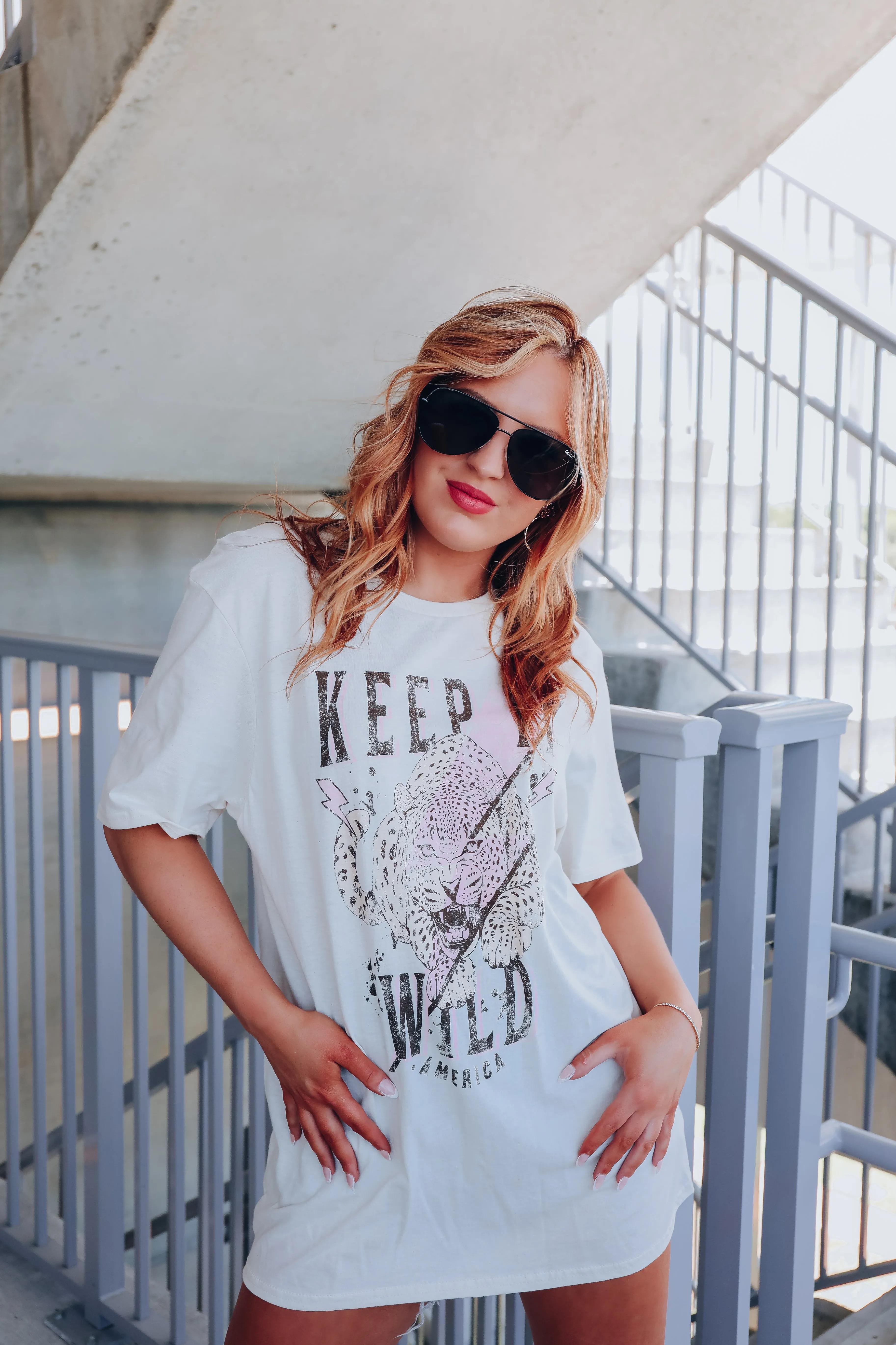 Keep It Wild America Graphic Tee - Oatmeal