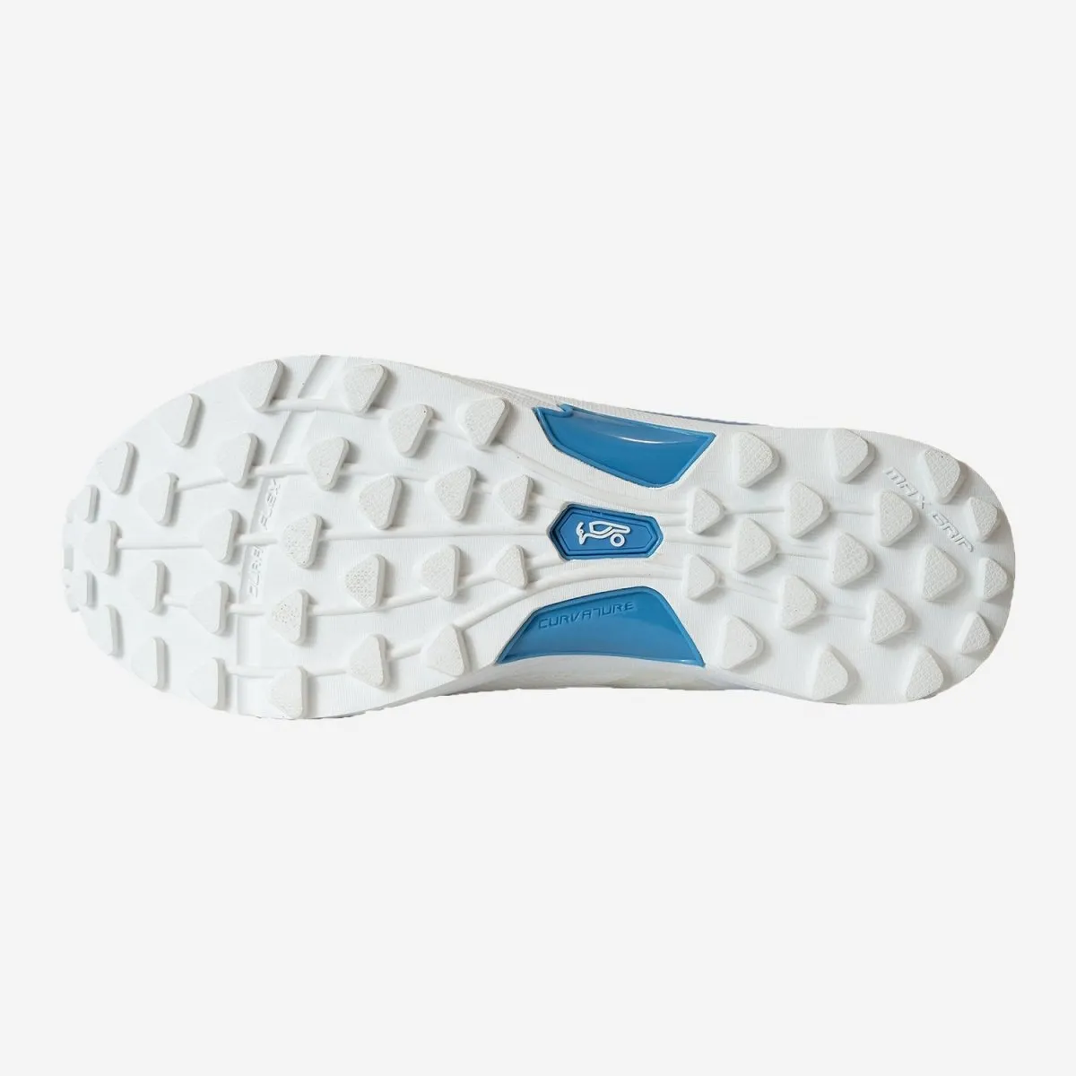 Kookaburra Pro 2.0 Rubber Cricket Shoes - White/ Blue