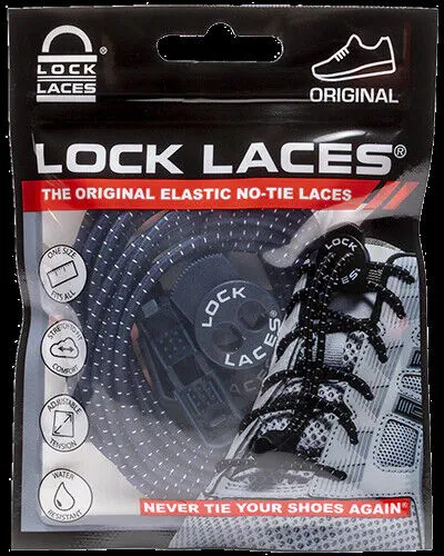 Lock Laces Elastic No Tie Shoe Laces