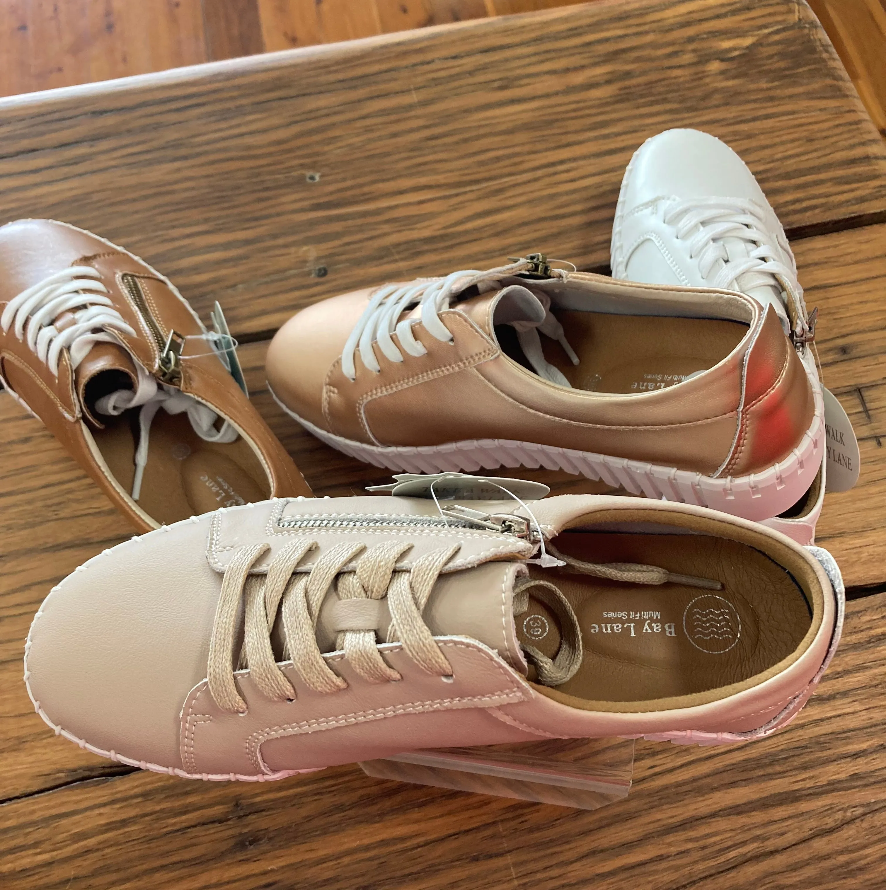 Medusa Rose Gold Sneaker By Bay Lane Footwear