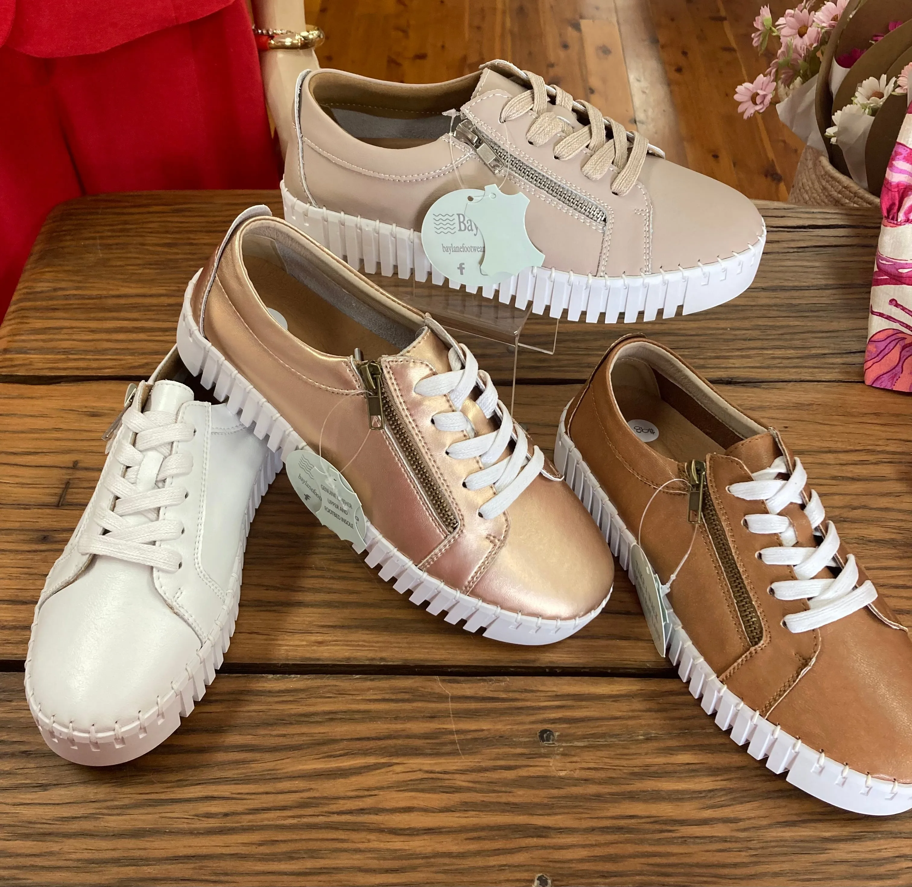 Medusa Rose Gold Sneaker By Bay Lane Footwear