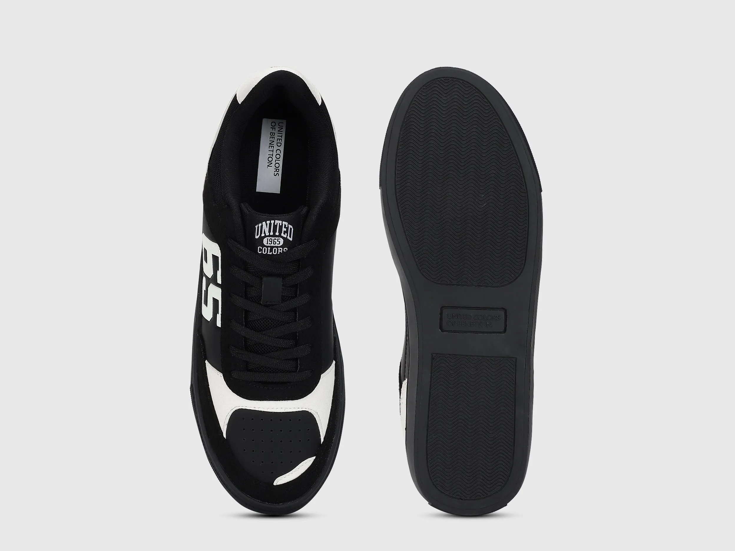 Men PU Colorblocked Sneakers